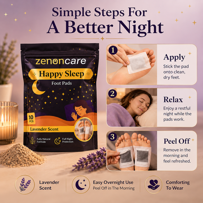 ZenonCare Happy Sleep Foot Pads