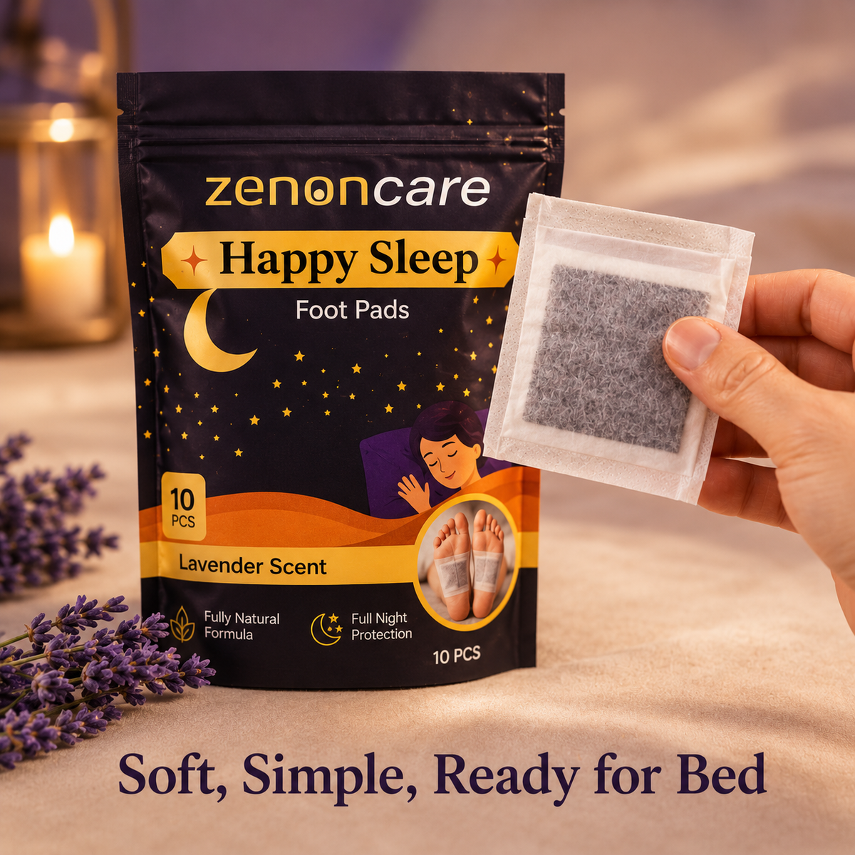 ZenonCare Happy Sleep Foot Pads