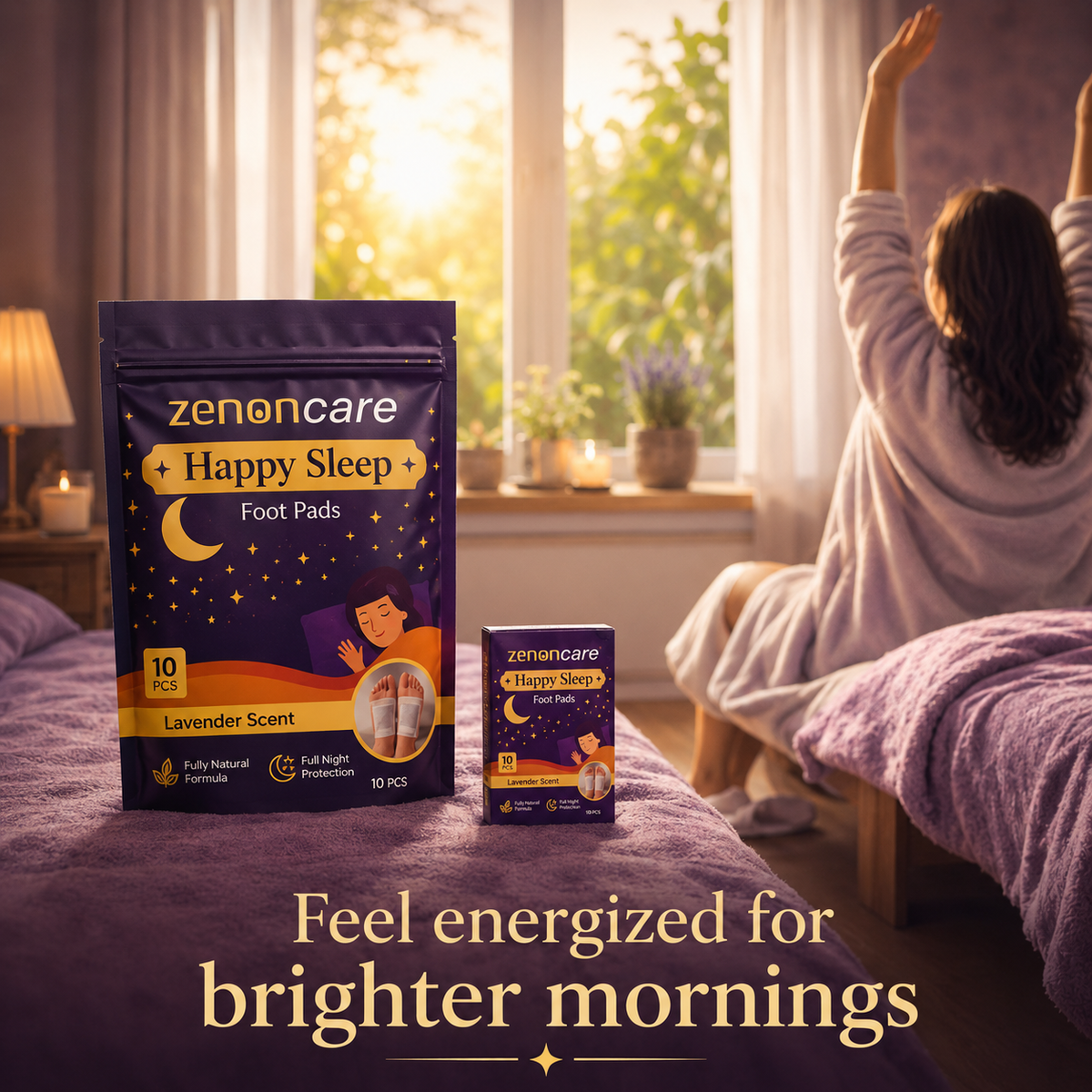 ZenonCare Happy Sleep Foot Pads