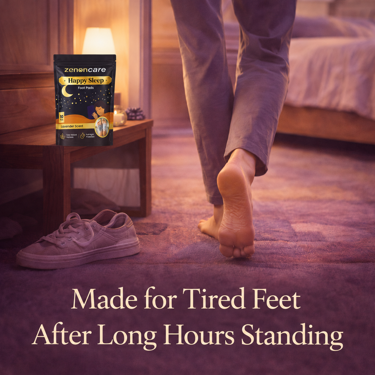 ZenonCare Happy Sleep Foot Pads
